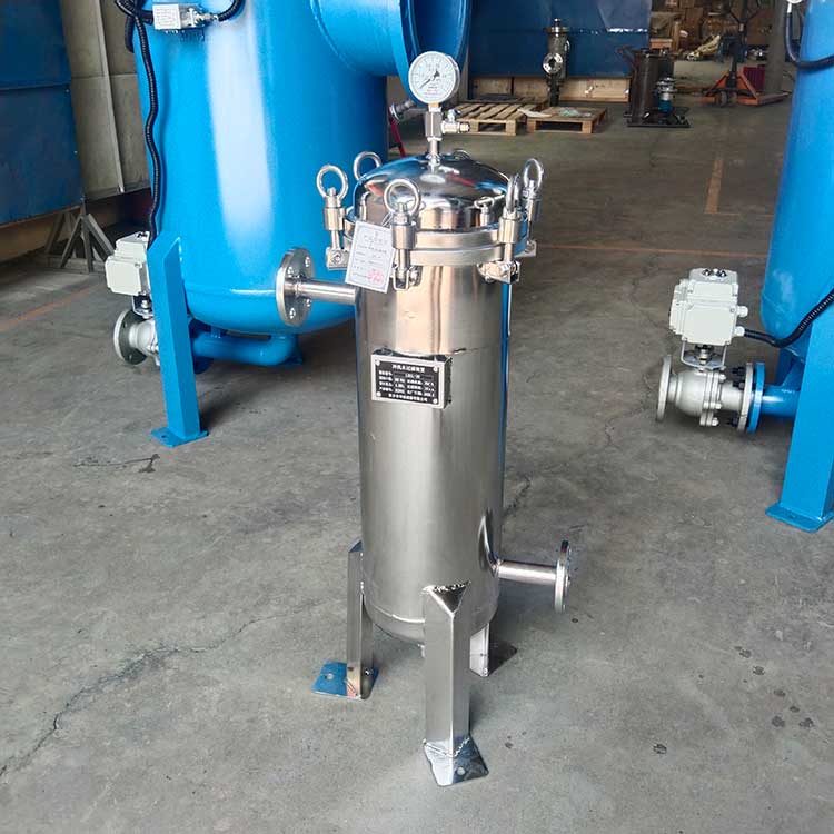 華豫生產(chǎn)供應(yīng)DN25-PN10沖洗水過濾裝置 即單袋式過濾器